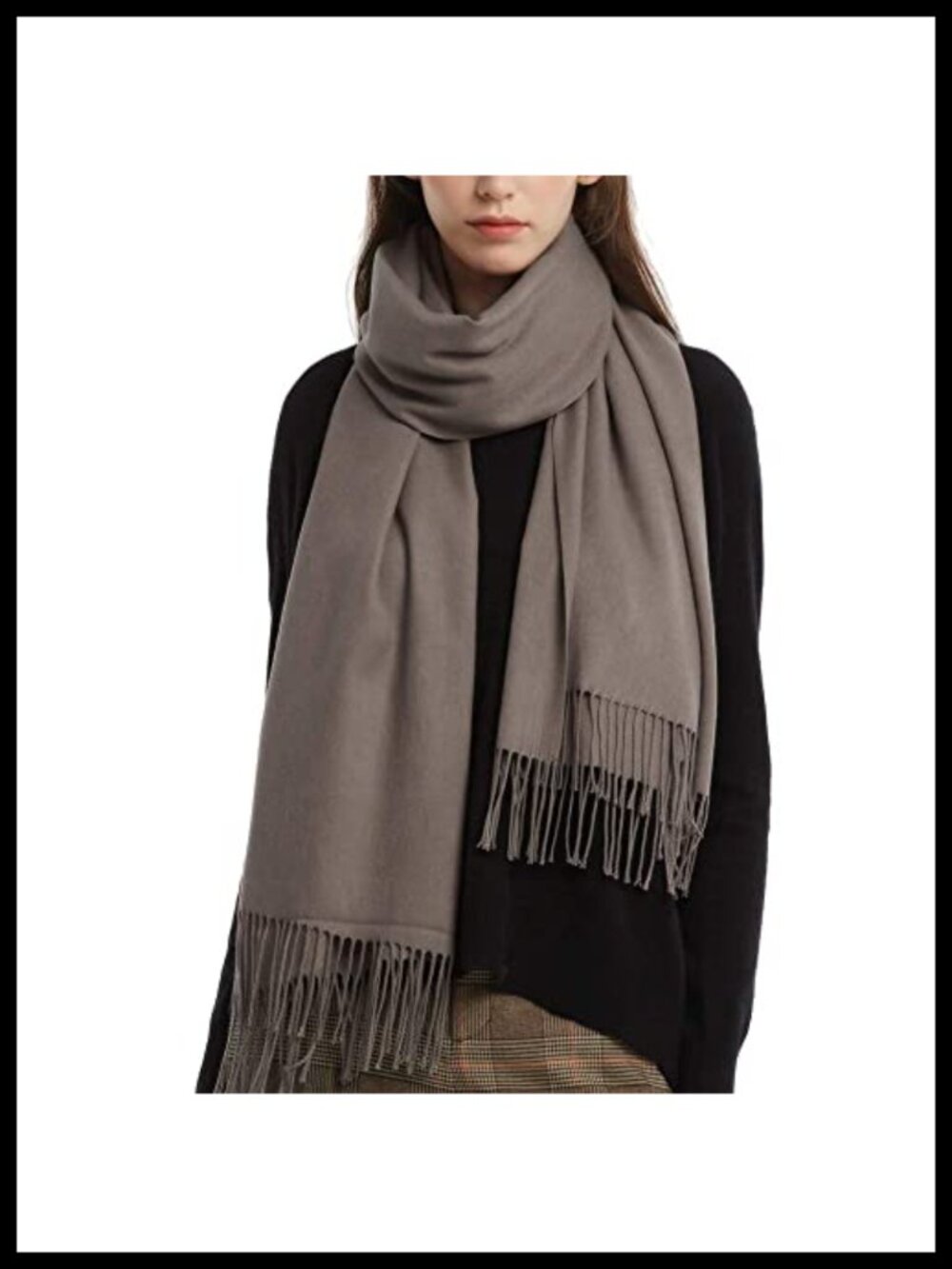 Shawl Wrap Scarf Wedding Travel Soft Polyester Viscose Pashmina